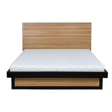 Modernes Bett Echtes Holz 160x200cm Design Betten Bettgestell Eiche Stil Neu