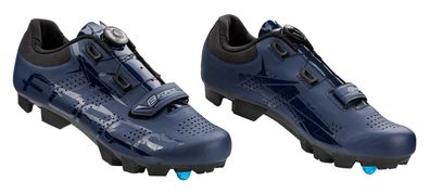 MTB Schuhe FORCE Crystal blau-violett