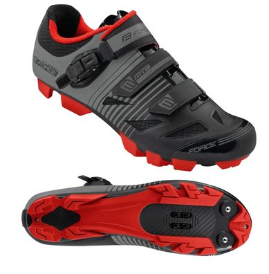 shoes FORCE MTB TURBO black-red 36