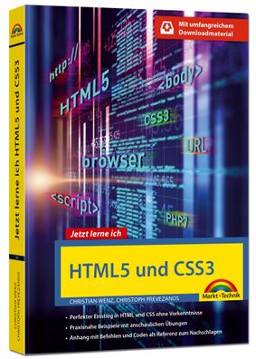 HTML5 und CSS3 - Start ohne Vorwissen - mit umfangeichen Download Material: ...