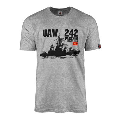 UAW 242 Parchim DDR Schiff NVA Volksmarine Boot Besatzung T-Shirt #24260