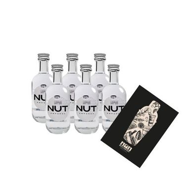 NUT 6er Set Miniatur Emporda London Dry Gin 6x 50ml (45% Vol) 13 Botanicals Miniatur