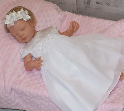 Nr.0le51) Taufkleid Festkleid Taufgewand Kleid Taufe Hochzeit Babykleid neu