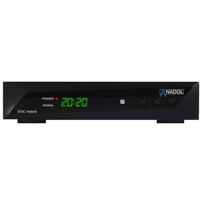 Anadol HD 555c Full HD DVB-T2/ DVB-C/ C2 Kabel Receiver USB HDTV mit DVB-T Antenne