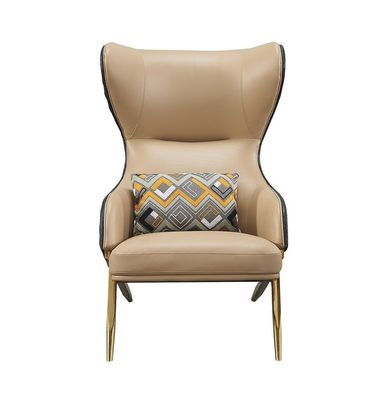 Sessel Design Couch Sofa Sitzer Luxus Beige Neu Relax Leder Lounge Club Polster