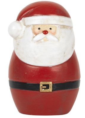 IB Laursen Weihnachtsmann stehend H=5,8 cm Deko Nikolaus klein Holzoptik Figur