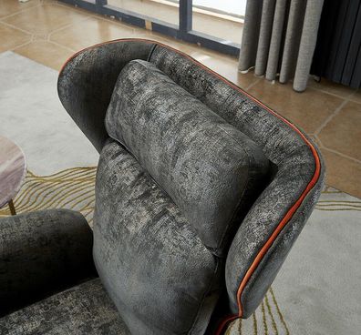 Sessel Design Couch Sofa Sitzer Luxus Ohren Sitz Relax Leder Lounge Club Polster