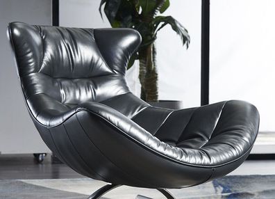 Sessel Design Couch Sofa Sitzer Leder Lounge Club Polster Luxus Ohren Sitz Relax