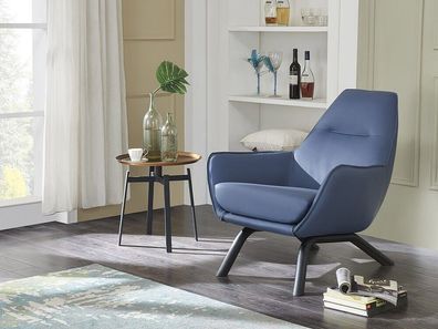 Design Couch Sofa Sitzer Stoff Lounge Club Polster Luxus Ohren Sitz Relax Sessel