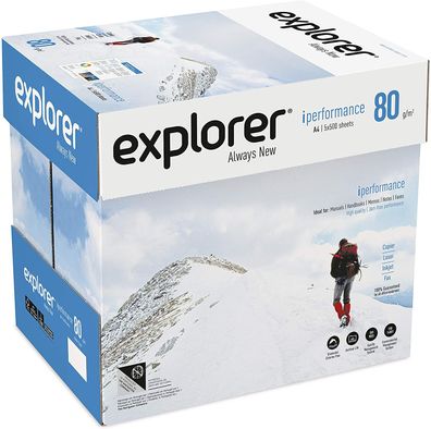 Explorer Always New 80g/ m² Papier DIN-A4 - 2500 Blatt weiß