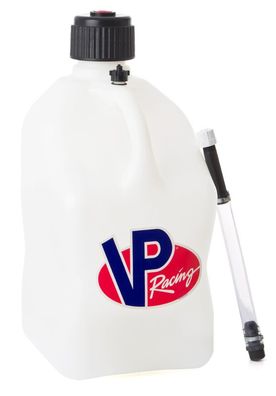 Flüssigkeitsbehälter 5-Gallonen mit Einfüllschlauch weiss VP Racing