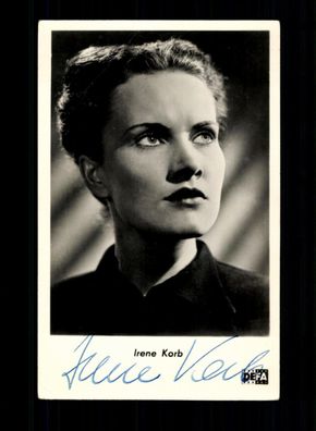 Irene Korb DDR Autogrammkarte Original Signiert + F 12252