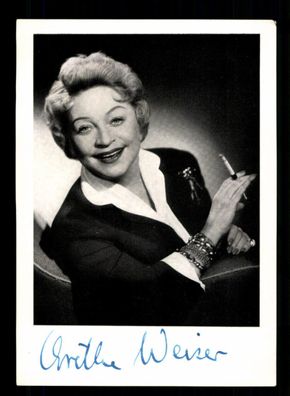 Grete Weiser Autogrammkarte Original Signiert + F 12126