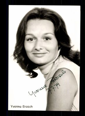 Yvonne Brosch Rüdel Autogrammkarte Original Signiert + F 12351