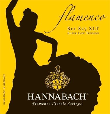 Hannabach 827SLT Saiten für Flamencogitarre - super low tension