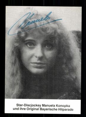 Manuela Konopka Autogrammkarte Original Signiert + F 11736