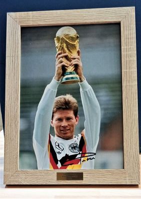 Stefan Reuter FIFA Weltmeister 1990 Original Signiert