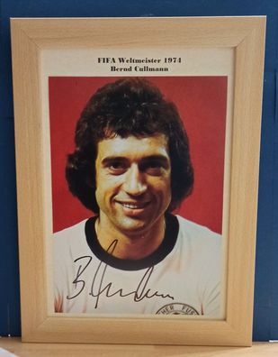 Bernd Cullmann FIFA Weltmeister 1974 Original Signiert