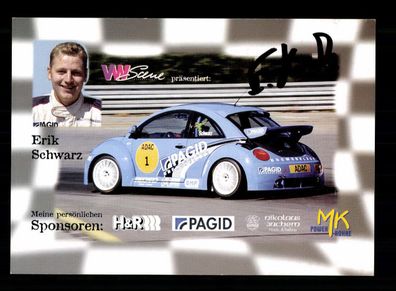 Erik Schwarz Autogrammkarte Original Signiert Motorsport + A 225544