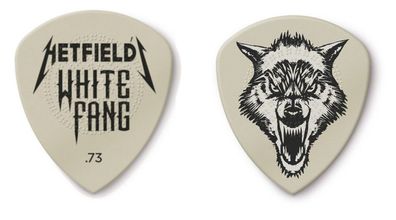 24x Dunlop Hetfield White Fang, 0,73 mm, Ultex, weiß