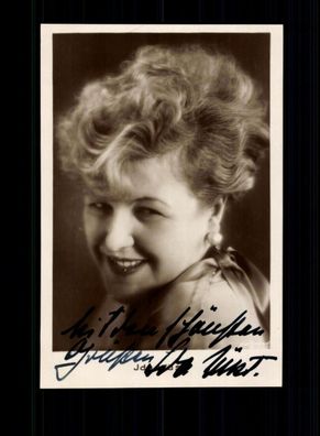 Ida Wüst Autogrammkarte Original Signiert ## BC 198443