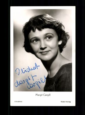 Margit Cargill Rüdel Autogrammkarte Original Signiert ## BC 198450