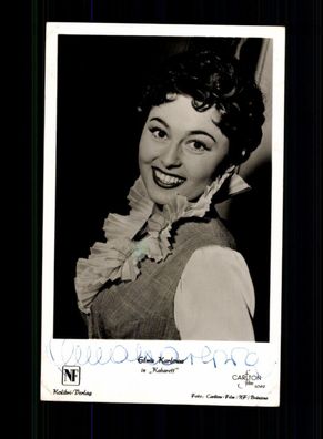 Elma Karlowa Kabarett Autogrammkarte Original Sign. ## BC 198622
