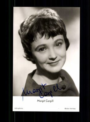 Margit Cargill Rüdel Autogrammkarte Original Signiert #BC 198730
