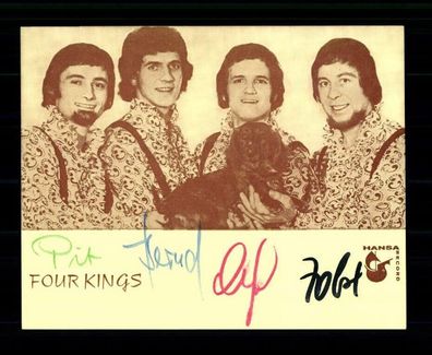 Four Kings Autogrammkarte Original Signiert ## BC 199163
