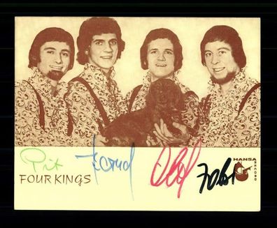 Four Kings Autogrammkarte Original Signiert ## BC 199164