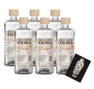 Koskenkorva Vodka 6x 1L (40% Vol) 6er Set Wodka from Koskenkorva since 1953 Fin