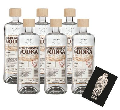 Koskenkorva Vodka 6x 0,7L (40% Vol) 6er Set Wodka from Koskenkorva since 1953 F