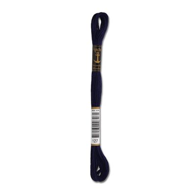 8m Anchor Stickgarn - Farbe 127 - polarblau