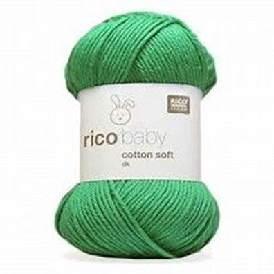 50g "Rico Baby cotton soft dk" - feine Baumwolle für Babymode