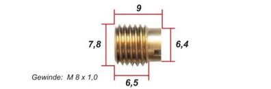 Hauptdüse für Teikei an XT600