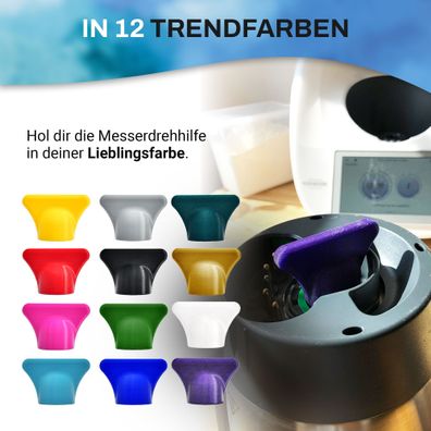 mix-slider Teigblume für Thermomix TM31 - verschiedene Farben