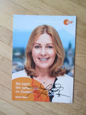 Die Rosenheim-Cops Schauspielerin Karin Thaler - handsigniertes Autogramm!!!