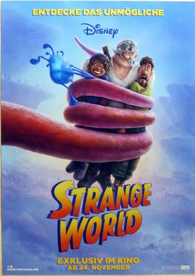 Strange World - Original Kinoplakat A1 - Hauptmotiv - Filmposter