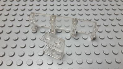Lego 4 Panele 1x2x2 Noppen zu Transparent Klar Nummer 4864a