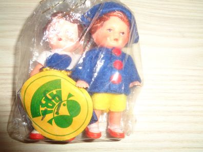 2 Original unbespielte ARI Puppen für die Puppenstube Pärchen aus DDR Zeiten