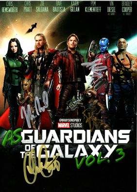 Guardians of the Galaxy Cast Autogramm