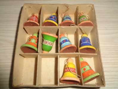 10 alte Glocken aus DDR Zeiten -Handarbeit aus dem Erzgebirge