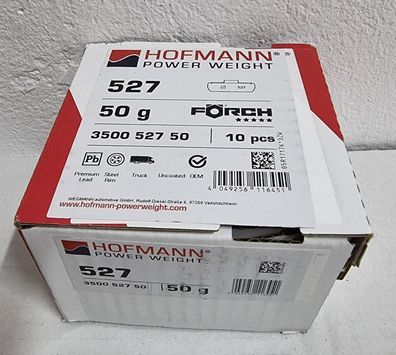 Hofmann 10x Auswuchtgewicht Typ 527 50g Schlaggewicht für LKW Stahlfelgen