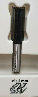 Bosch Nutfräser (Ø8mm Schaft) Fräsdurchmesser: 12 mm Schnittlänge: 30 mm x 60 mm