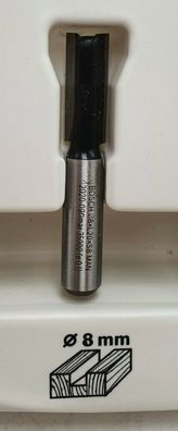 Bosch Nutfräser (Ø8mm Schaft) Fräsdurchmesser: 8 mm Schnittlänge: 20 mm x 50 mm