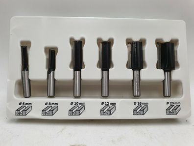Bosch Nutfräser (Ø8mm Schaft) [zum auswählen: Ø 6 8 10 12 16 20 mm] x 20 / 30 mm