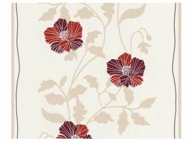 A.S. Création Tapete Vlies Avenzio 2670-16 Beige Creme Rot Braun stylisch Floral