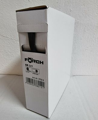 Schrumpfschlauch in Abroll-Box (Ø 6 / 2mm x 3,5m) Schrumpfrate 3:1