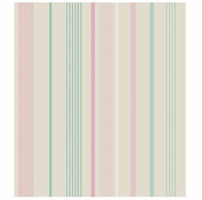 Rasch Textil Luxus-Tapete New Age 319995 Beige Pink Türkis stylisch Streifen