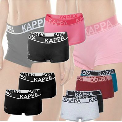KAPPA 2er Pack Damen Boxershorts Pantys Unterwäsche Slip Frauen Sport